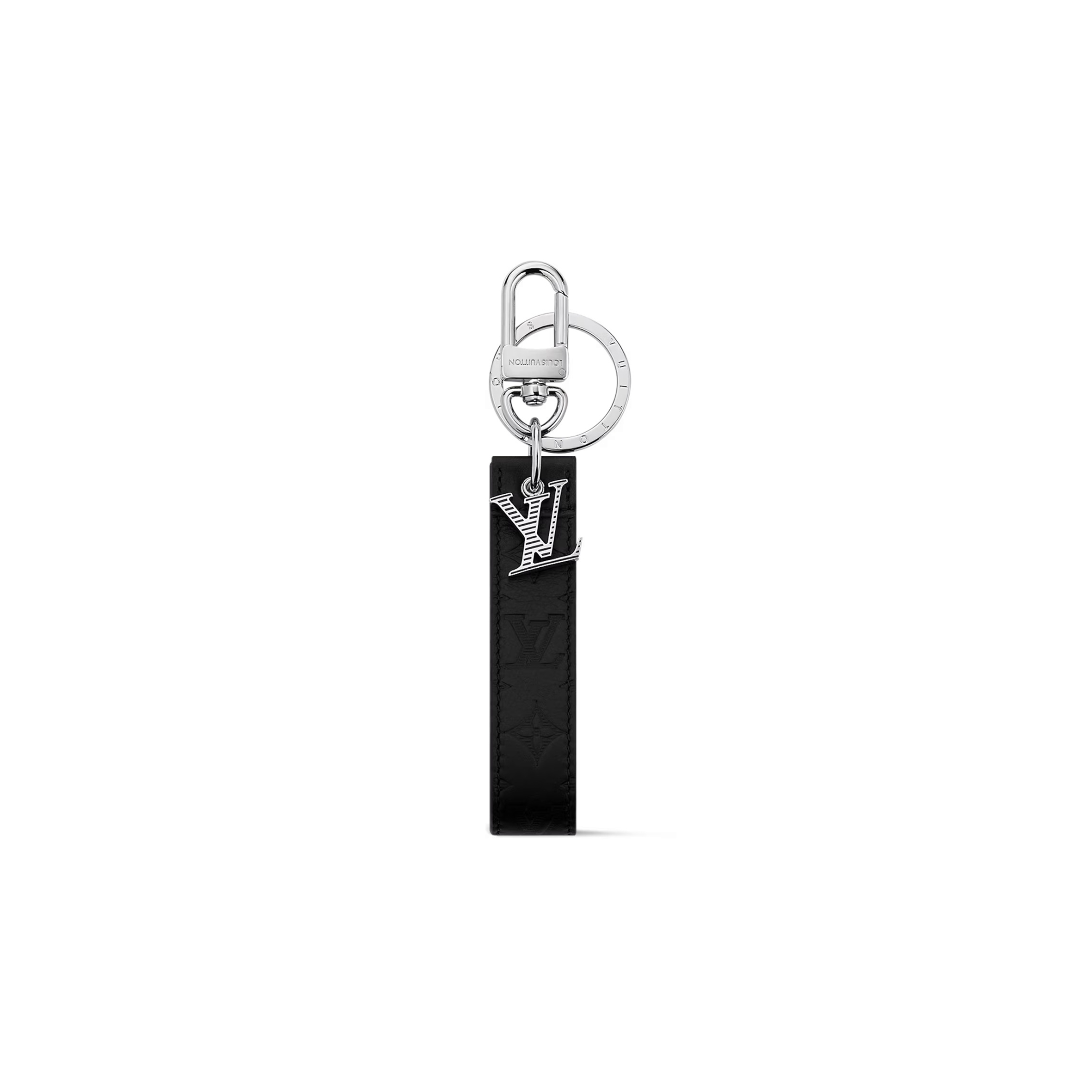 LOUIS VUITTON LV SHADOW DRAGONNE KEY HOLDER AND BAG CHARM M01298